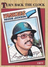 1987 Topps - Turn Back the Clock #312 Reggie Jackson Baseball NY Yankees