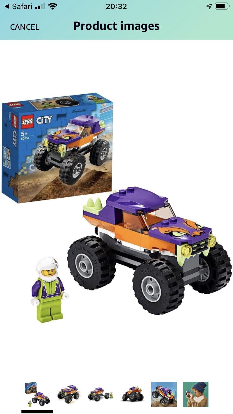Lego City Monster Truck (60251) New And Sealed