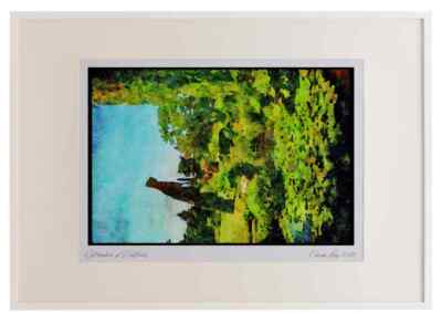 Gärten 214037 Öffentliche Gärten Genf Schweiz A3 Bilderrahmen Aquarell p