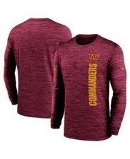 NIKE ' YOUTH ' WASHINGTON COMMANDERS 2024 SIDELINE LONG SLEEVE ' LARGE ' DRI-FIT