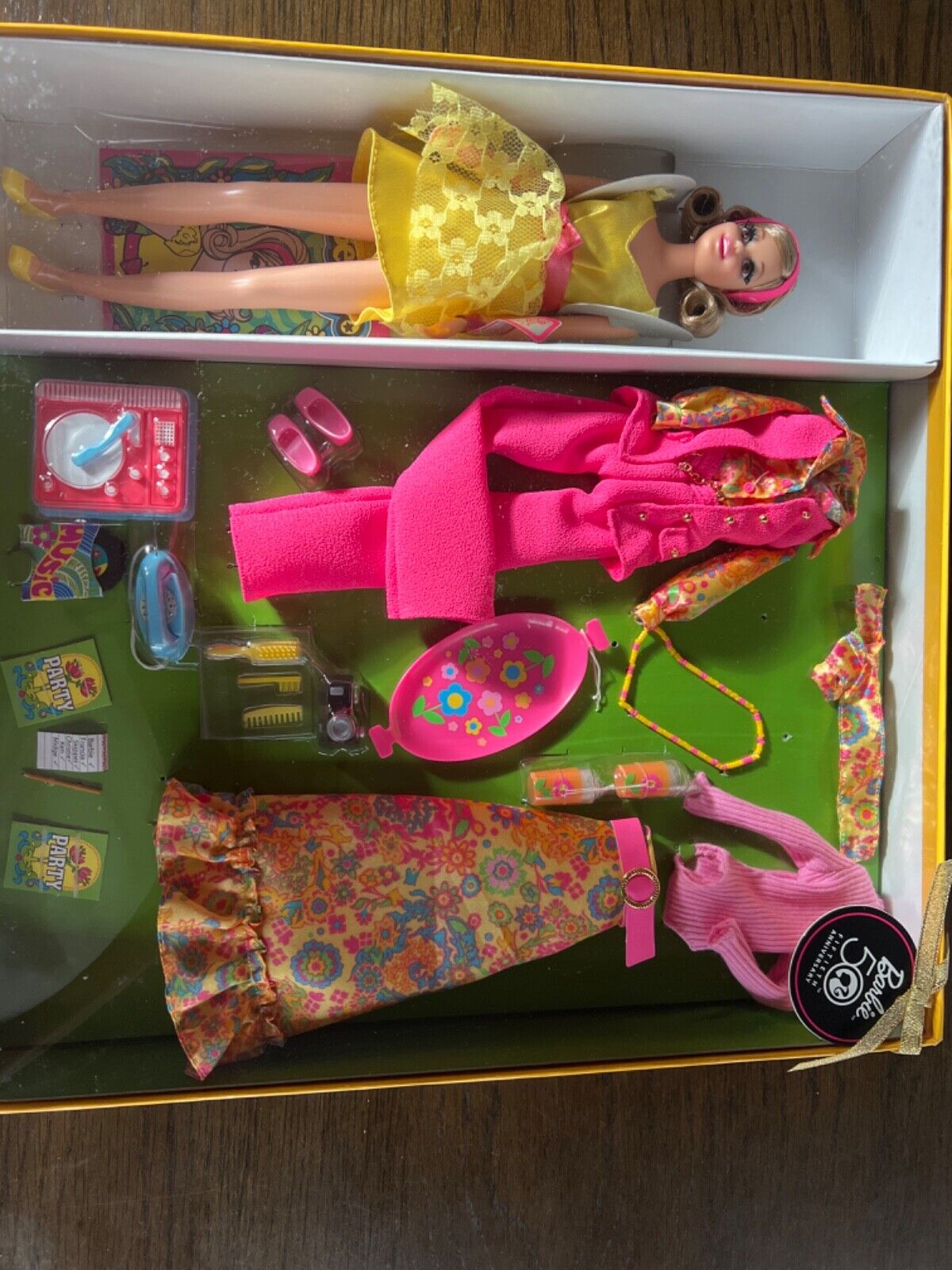 Becky Most Mod Party, NRFB, Gift Set 2008 Barbie 50th Anniversary  Collection New