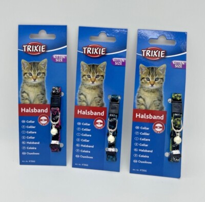 Trixie Kittenhalsband Blumen Kitten Size mit Glckchen und  Sicherheitsverschlu | eBay