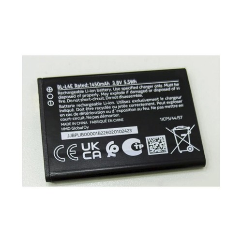 Battery for Nokia 2660 and 8210 BL-L4E Replacement Battery Accu 1450mAh NEW - Afbeelding 1 van 1