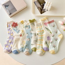 8 Pack Womens Lace Mesh Ankle Socks Breathable Sheer Summer Casual Thin Socks