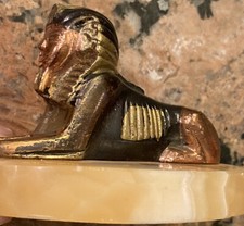Vintage Brass Marvel Egyptian Style Paperweight