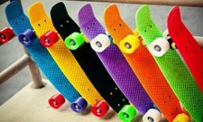 SKATEBOARD  21'' SKATER BOARD TRICK SKATING PLASTIC KIDS XMAS TOY OUTDOOR