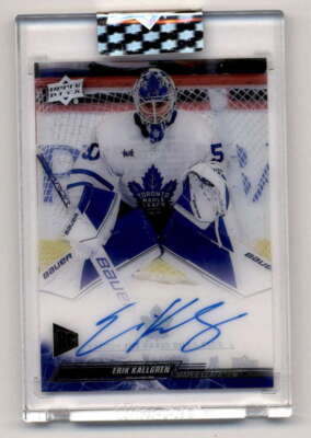 ERIK KALLGREN 2022/23 UD CLEAR CUT SEALED ROOKIE AUTOGRAPH AUTO RC BF3965