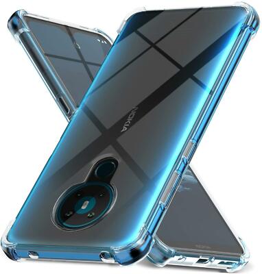 For Nokia Case Slim Clear Silicone Shockproof Gel Phone Cover