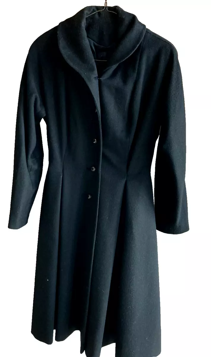 VINTAGE WOOL PRINCESS COAT 1950 S RIDING COAT SM