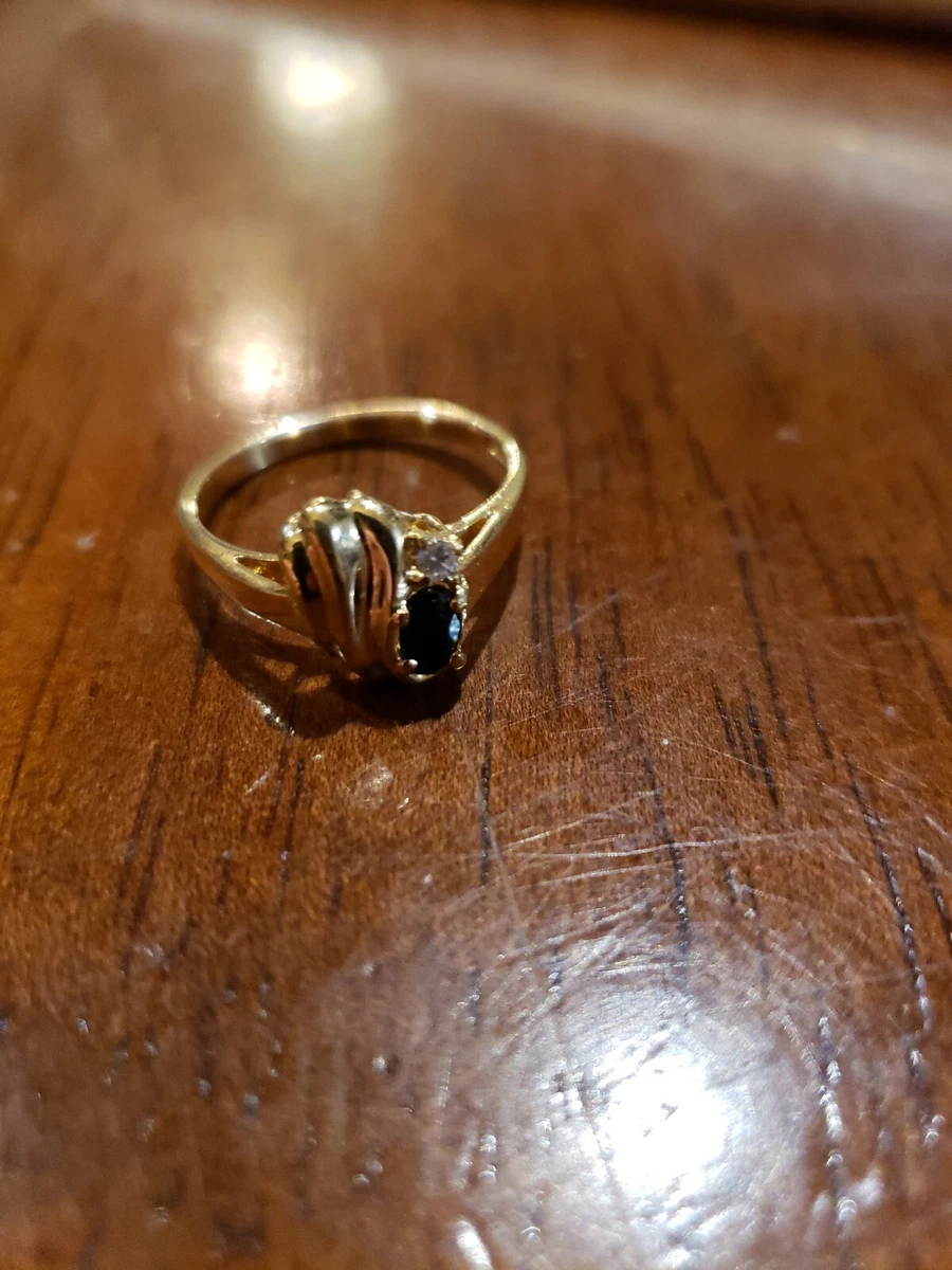Faux black deals diamond ring