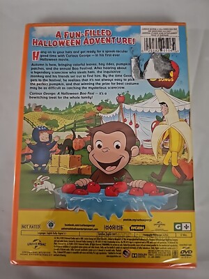 NEW: Curious George A Halloween Boo Fest DVD Lara Jill Miller