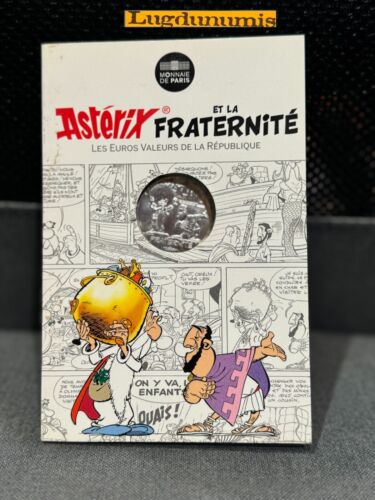10 Euro Asterix 2015 Fraternité Panoramix le druide du village rencontre un grec - Afbeelding 1 van 1