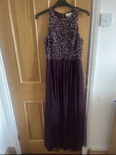 Monsoon Purple Ball Gown Dress Size 8