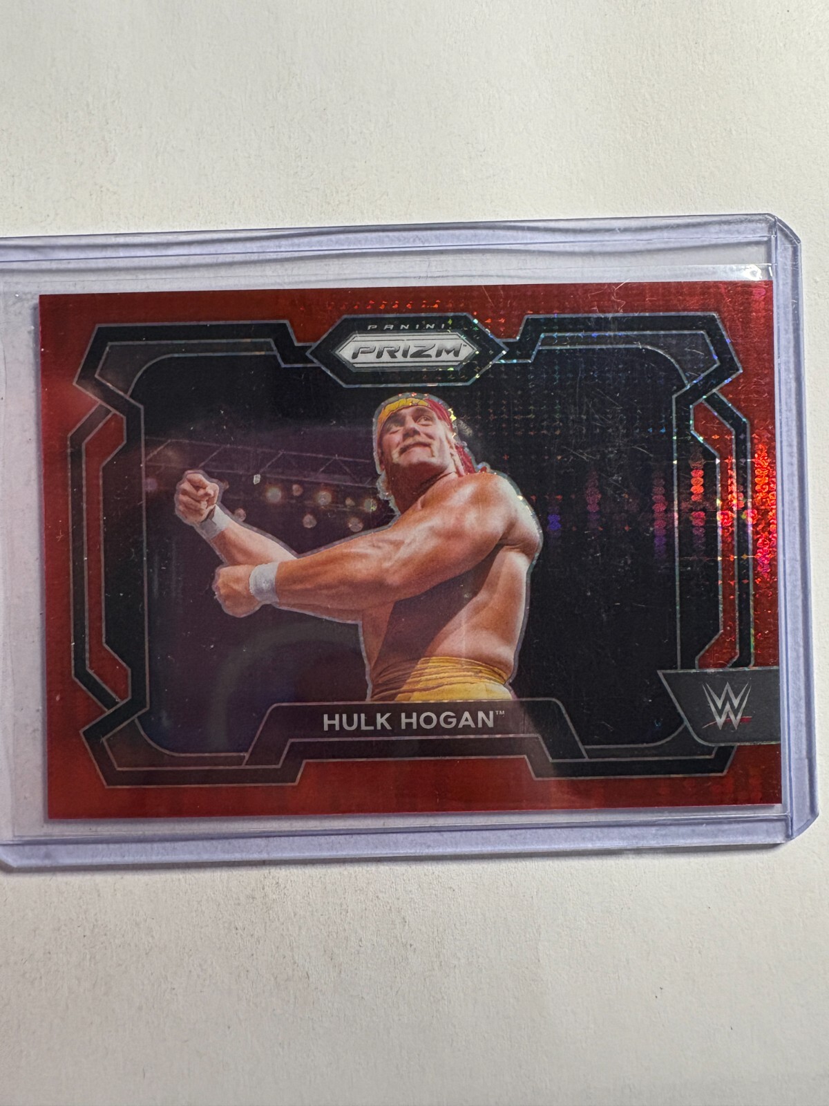 K322,074 - 2024 Panini Prizm WWE Prizms Red Pulsar #70 Hulk Hogan #/399