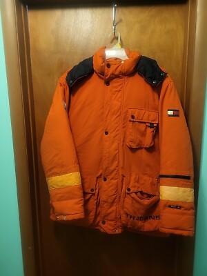Vintage '01 Tommy Jeans TH85 Orange Heavy Coat
