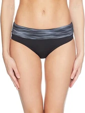 TYR Women's 183761 Arvada Riva Classic Bikini Bottom Swimwear Black Size M