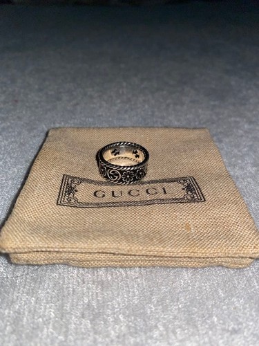 GUCCI Interlocking G Pattern Ring 11 No.