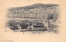 Algeria - ALGIERS - The port (without legend) - Ed. Arnold Vollenweider 16