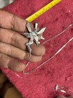 Vintage 925 Sterling Silver Fairy Pendant with Chain — photo 3