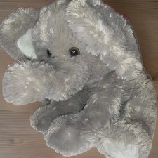 Aurora World Collection Gray Elephant Plush Stuffed Animal 12" trunk up big ears