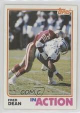 1982 Topps In Action Fred Dean #484 HOF 2u3