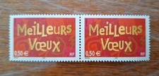 Timbre France Neuf Meilleurs Vœux 2003 N°3623 Lot De 2 Timbres