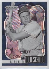 2021 Panini Prizm Old School Navy Blue Cracked Ice 11/25 Ralph Kiner HOF 10ip