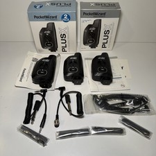 LOT of 3 - PocketWizard 801-329 Plus X Auto-Sensing Transceiver