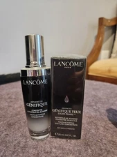 2 Bottles Lancôme Advanced Génifique Youth Activating Serum + Yeux Light  Pearl 