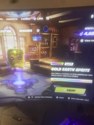 Epic Games Gold Earth Sprite (Special) Fortnite Digital Item PS3/PS5