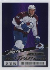 2024 Upper Deck Credentials Debut Ticket Access Purple /10 Jason Polin #146 01ks