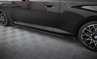 Seitenschweller Ansatz (Paar) + Flaps Passend FüR BMW 2 Coupe G42 Schwarz Hochgl