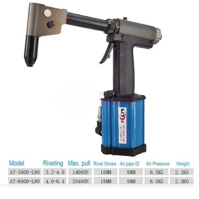 Pneumatic Elbow Rivet Gun Right Angle Rivet Gun Riveting Gun Riveter 90 Degrees