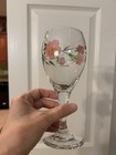 Franciscan Desert Rose 10 Oz Glass Wine 7.25" Set of 4 - Look unused - no fading — photo 10