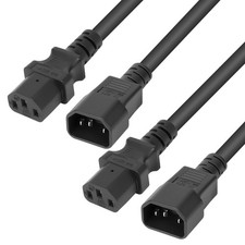 Tripp Lite 4ft Power Extension Cord 18AWG 10A C14 To C13 Computer Cable