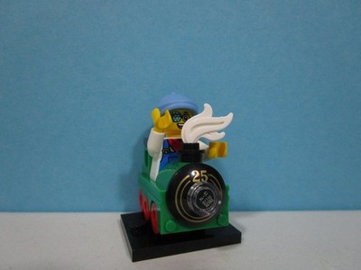 Lego   Minifiguren Serie 25 - 71045 - Nr. 10 col25-10 - Train Kid Junge mit Zug