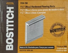 Stanley-Bostitch FLN-150, 1-1/2" L-Shaped Hardware Flooring Cleats, 1000 Pack