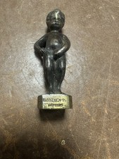 Antique Depicting The famous Manneken Pis Brussels Sculpture Of A Little Boy