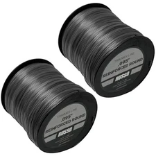 2PK Reinforced .095 5lb Round Roll Trimmer Line For Echo Stihl RedMax