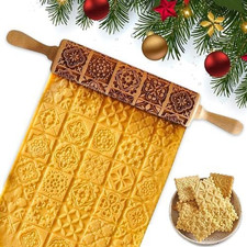 Natale Goffratura Mattarello, Mattarello Di Natale Con Motivo Natalizio, 3D Roll