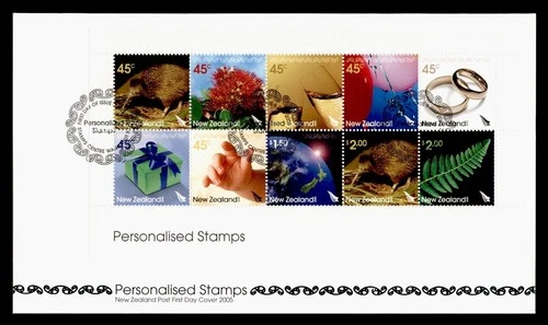 DR WHO 2005 NEW ZEALAND FDC PERSONALISED STAMPS S/S R38960