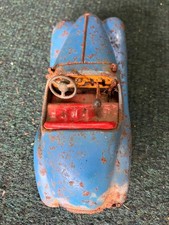 Vintage Blue Schuco Wind Up Car