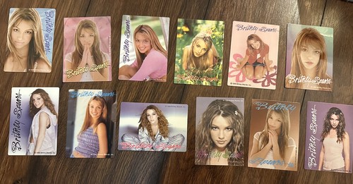 Vintage 1999 Britney Spears Sticker Sets 1 & 2- full sets w/extra cards & dups 