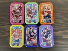 ONE PIECE CARD GAME Mini-tin Pack Set vol.2 Japanese Version 6-Tin Set Sealed