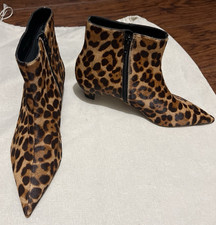 Gianni Bini Womens Leopard Animal Print Point...