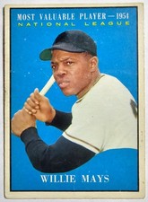 1961 Topps - Most Valuable Players Willie Mays #482