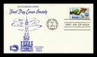 DR JIM STAMPS US COVER OLYMPICS HIGH JUMP AIR MAIL FDC CHICAGOLAND AFDCS