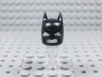LEGO Batman Black w/ White Eyes Mask Cowl Minifig AK