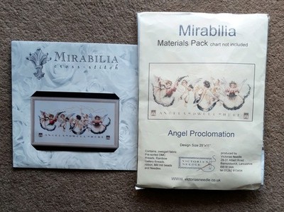 MIRABILIA ENGEL PROKLAMATION KREUZSTICH SET TABELLE JETZT EINGESTELLT