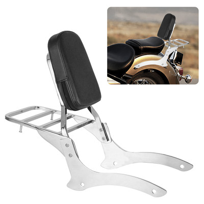 Passenger Backrest Sissy Bar for 1999-2011 Yamaha V Star 1100 Dragstar 1100